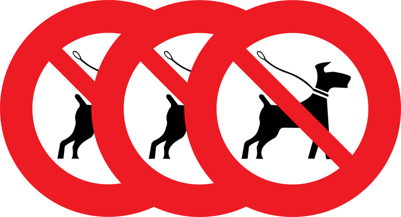 Sticker Interdit aux Chiens – Signalétique Extérieure & PVC Disponible | Kover Graphik-2