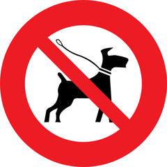 Sticker Interdit aux Chiens – Signalétique Extérieure & PVC Disponible | Kover Graphik-1