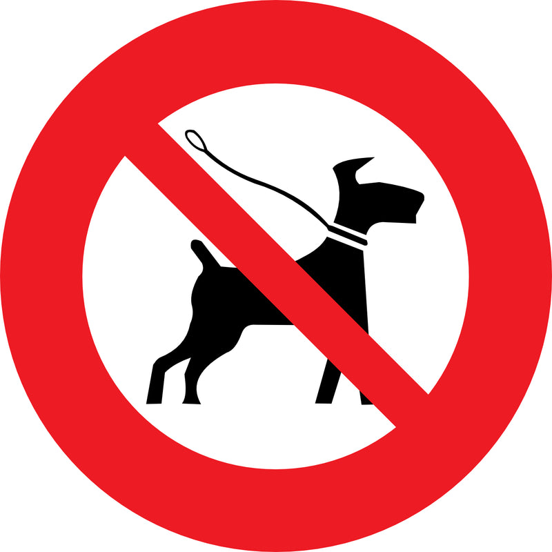 Sticker Interdit aux Chiens – Signalétique Extérieure & PVC Disponible | Kover Graphik-1