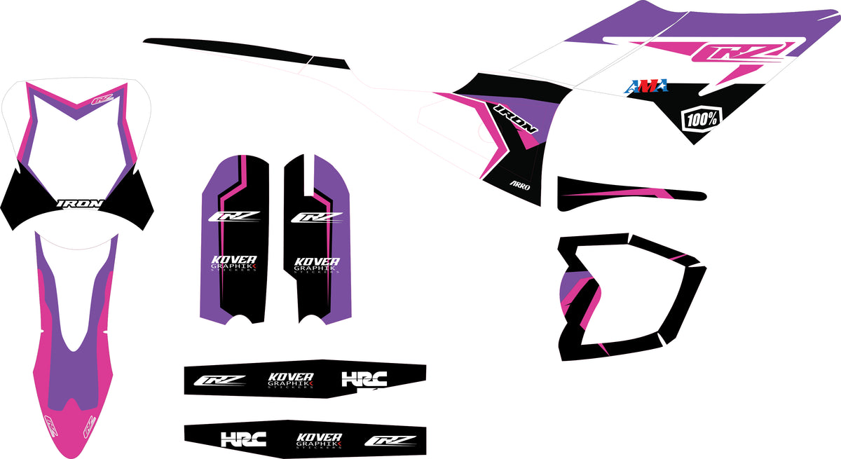 Kit déco CRZ Iron Pink & Purple – 2500W, 5000W et 6000W-2