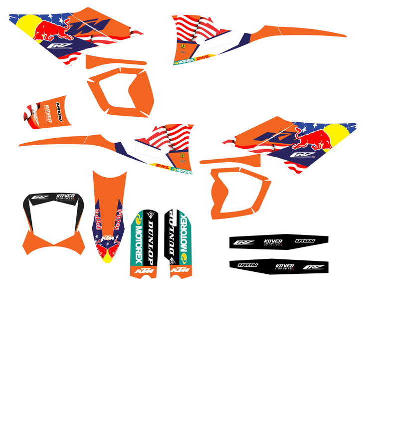 Kit déco CRZ Iron ktm red bud– 2500W, 5000W et 6000W-2