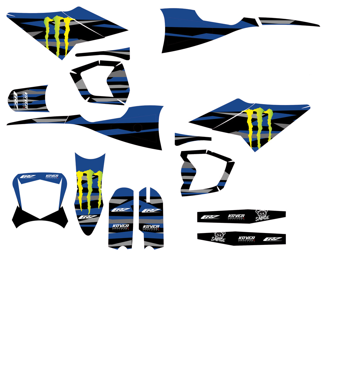 Kit déco CRZ Iron Yamaha – 2500W, 5000W et 6000W