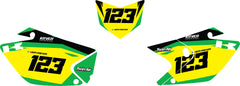 Fond de plaque Enduro Kawasaki KLX 450F 2008 2013 personnalisé-6