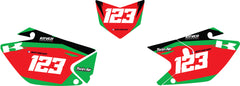 Fond de plaque Enduro Kawasaki KLX 450F 2008 2013 personnalisé-7