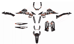 Kit gráfico para KTM SX 250-450 2016-2018 – Design Factory Orange Line | Kover Graphik-1