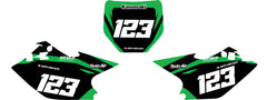 Fond de plaque cross Kawasaki KXF 250 2004 2005 personnalisé-1