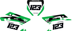 Fond de plaque cross Kawasaki KXF 250 2006 2008 personnalisé-3