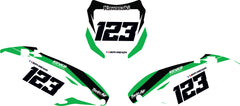 Fond de plaque cross Kawasaki KXF 250 2013 personnalisé-3