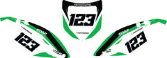 Fond de plaque cross Kawasaki KXF 450 2009 2011  personnalisé-3