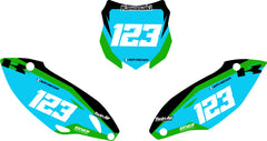 Fond de plaque cross Kawasaki KXF 450 2015 personnalisé-2