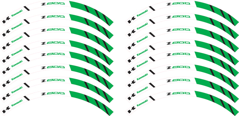 Kit déco jantes Kawasaki – Design Z800-1