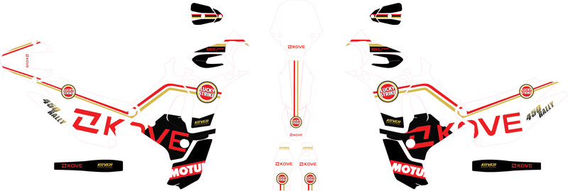 Kit gráfico para Yamaha YZ 125/250 2015-2020 – Design Factory Blue | Kover Graphik-2