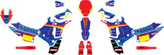Kit Déco Kove 450 Rally (2022-2026) Blue Edition – Stickers Premium Rally Raid-2