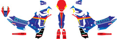 Kit Déco Kove 450 Rally (2022-2026) Blue Edition – Stickers Premium Rally Raid-3