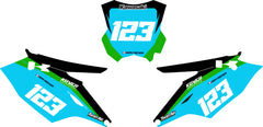 Fond de plaque cross Kawasaki KXF 450 2016 personnalisé-3