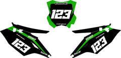 Fond de plaque cross Kawasaki KXF 450 2016 personnalisé-2