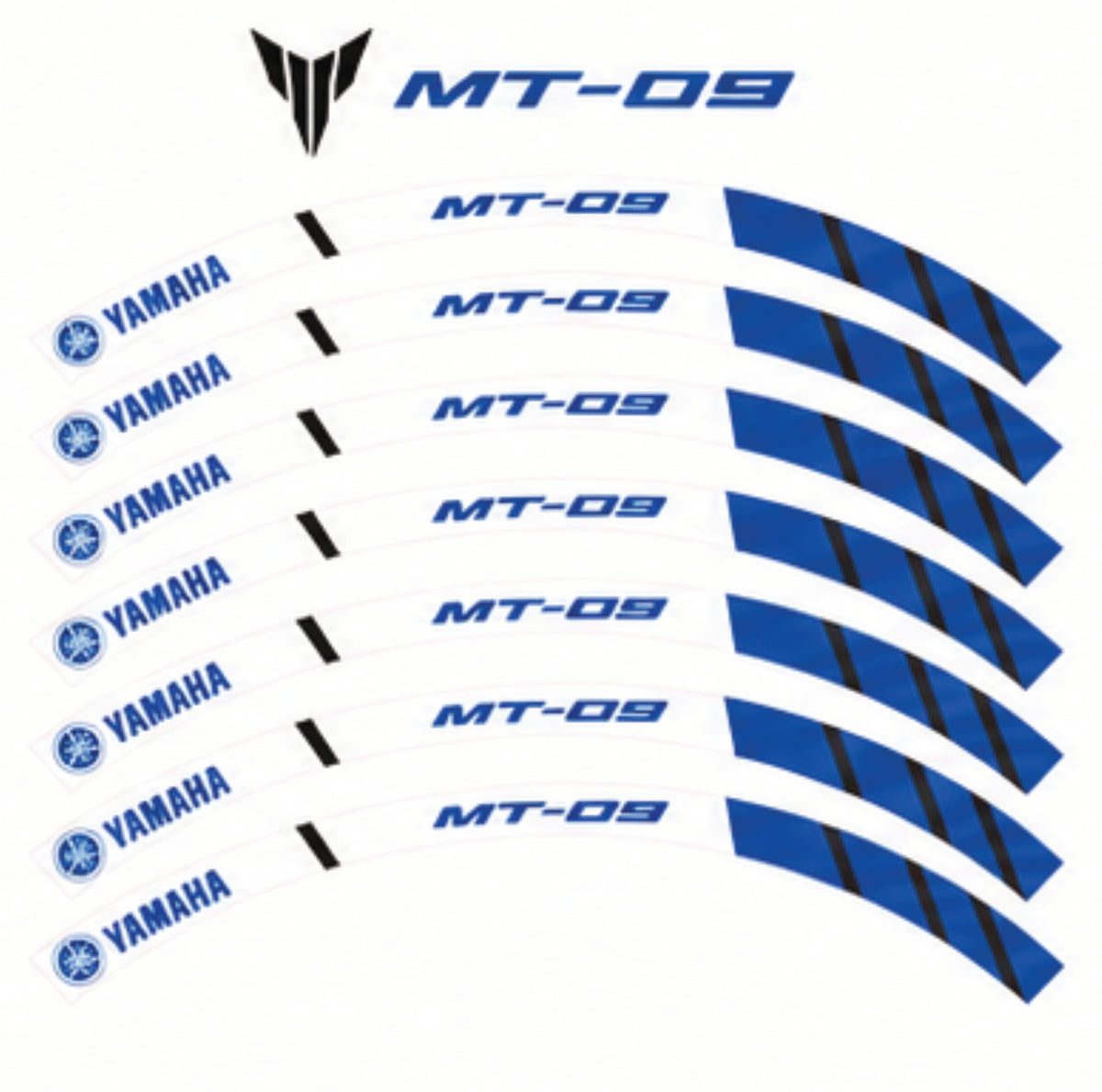 Kit déco jantes Yamaha – Design MT-09