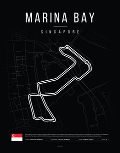 Poster Marina Bay – Singapore | F1 Track Map-2