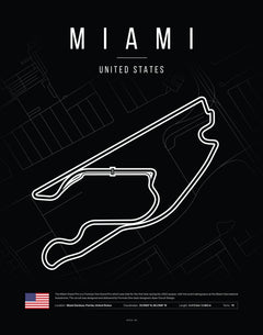 Poster Miami | F1 Track Map-2