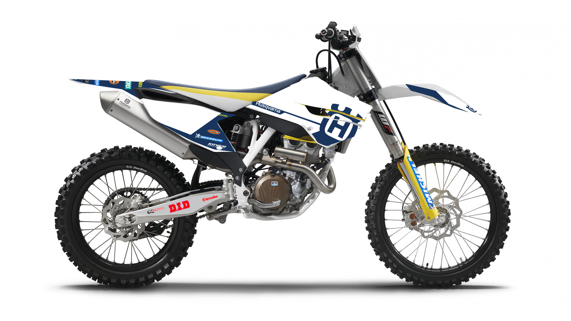 Kit déco Husqvarna TE & FE 250 à 501 (2014–2016) – Design Enduro Factory Blue-1