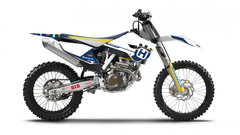 Kit déco Husqvarna TE & FE 250 à 501 (2014–2016) – Design Enduro Factory Blue-1