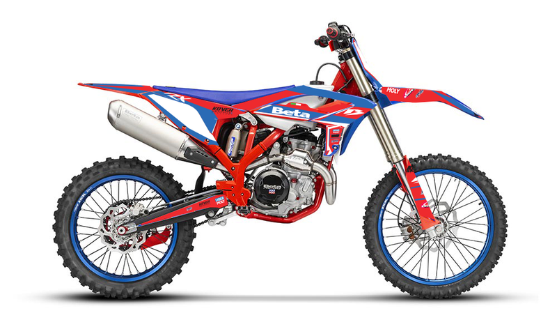 Kit déco Beta RX 450 2025 2026 – Design Racing Bleu / Rouge-1