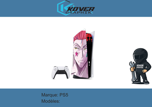 Skin PS5 Hunter x Hunter – Kit déco personnalisé PlayStation 5 | Kover Graphik