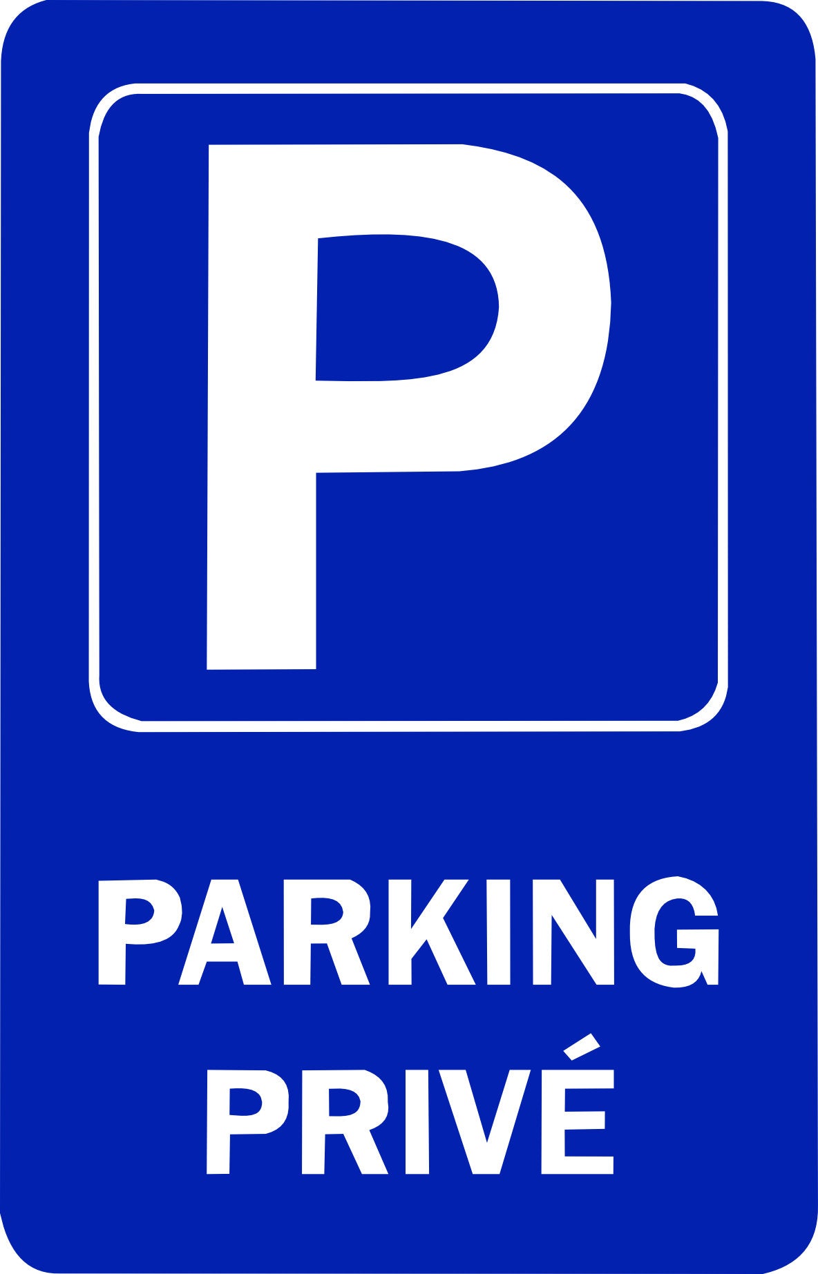 Sticker Parking Privé – Panneau de signalisation – Plusieurs tailles & lots-2