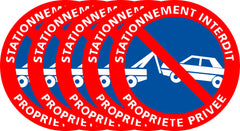 Sticker Stationnement Interdit – Propriété Privée – Pictogramme officiel – Plusieurs tailles & lots-6