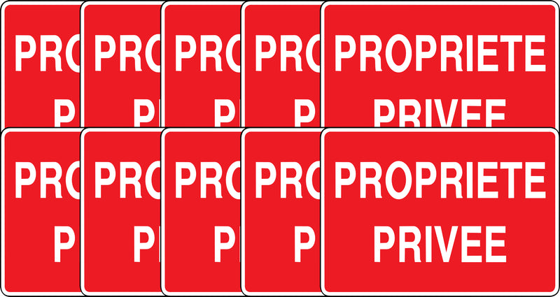 Sticker Propriété Privée – Interdiction d’Accès – Signalétique Extérieure | Kover Graphik-4
