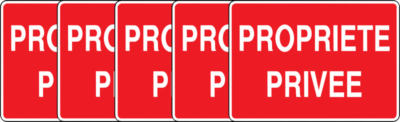Sticker Propriété Privée – Interdiction d’Accès – Signalétique Extérieure | Kover Graphik-3