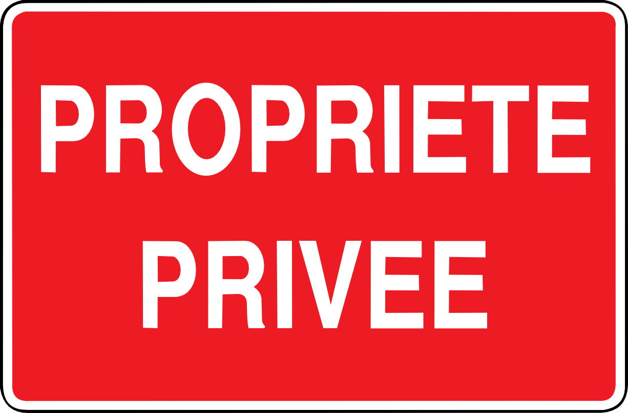 Sticker Propriété Privée – Interdiction d’Accès – Signalétique Extérieure | Kover Graphik