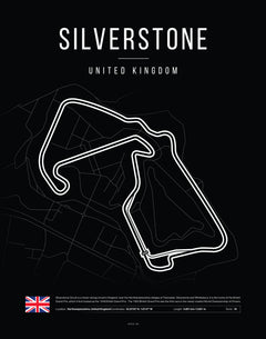 Poster Silverstone – United Kingdom | F1 Track Map-2