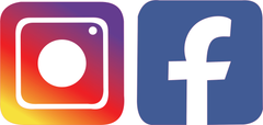 Sticker Instagram & Facebook – Réseaux Sociaux – Signalétique Commerce | Kover Graphik-1