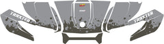 Visuel du Kit déco capot Can-Am Traxter gris - Design sport personnalisé