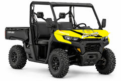 Kit déco capot Can-Am Traxter jaune – Design sport personnalisé-1