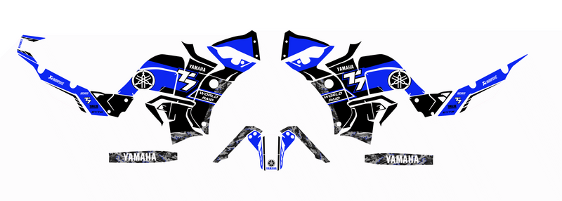 Kit Déco Yamaha Ténéré 700 World Raid (2022 à aujourd’hui) – Design Racing Blue-1