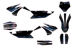 KIT GRÁFICO DE MOTOCICLETA compatible con motocross YCF Pilot 2018-2025 estilo Honda HRC-6