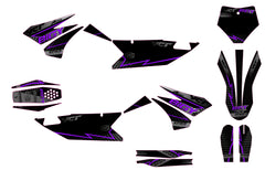 KIT GRÁFICO DE MOTOCICLETA compatible con motocross YCF Pilot 2018-2025 estilo Honda HRC-10