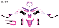 Kit Déco YCF 50 (2012–2022) Rose – Style Racing-2