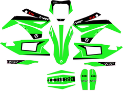 Kit Déco YCF Bigy 150 / 190 (2017–2021) Vert – Style Off-Road-1