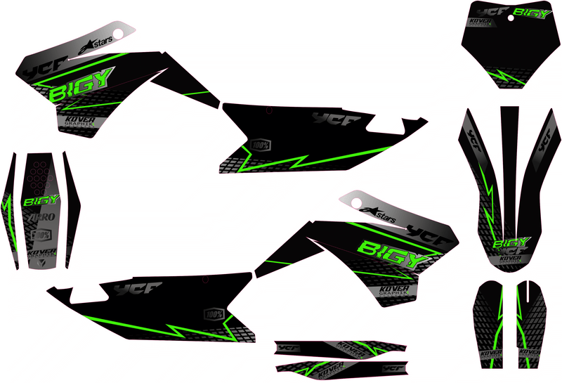 Kit Déco Moto YCF Bigy 2017–2021-2
