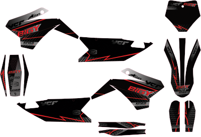 Kit Déco Moto YCF Bigy 2017–2021-3