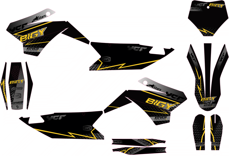 Kit Déco Moto YCF Bigy 2017–2021-4