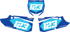 Fond de plaque Yamaha YZ 125 / YZ 250 2015-2020 personnalisé-2