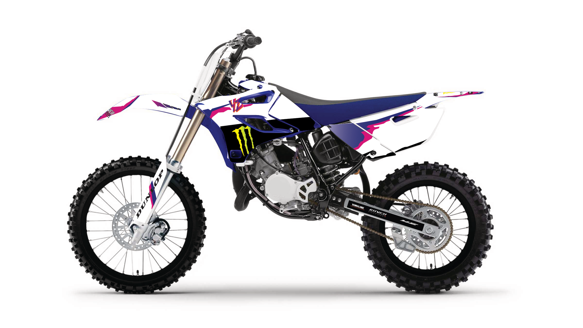 Kit gráfico para Yamaha YZ 125/250 2015-2020 – Design Factory Blue | Kover Graphik-1