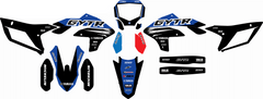 MOTORRAD-GRAFIKKIT, kompatibel mit Dirtbike YCF Pilot 2018-2025, Honda HRC-Stil-1