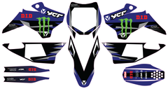 Kit Déco YCF Pilot / SP / 155 SM / 190 SM Bleu – Style Factory-1