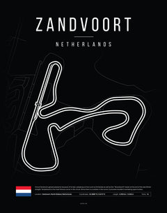 Poster Zandvoort | F1 Track Map-2