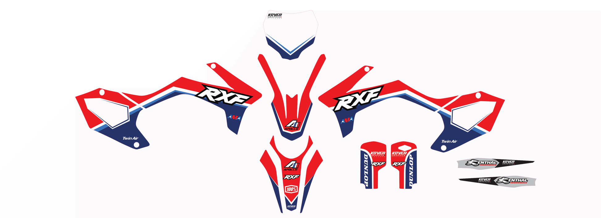 Kit déco Apollo RXF – Replica HRC-2